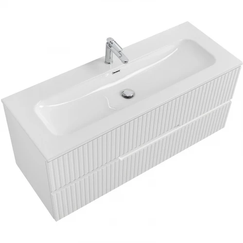 Тумба под раковину Cezares Duet-N 120 DUET-N-1200-2C-SO-BL подвесная Bianco Lucido МДФ / ЛДСП