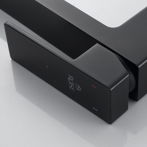 Смеситель для раковины Rose R18H R1811H-1 Черный матовый латунь