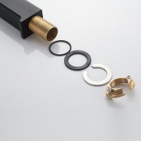 Смеситель для раковины Rose R18H R1811H-1 Черный матовый латунь
