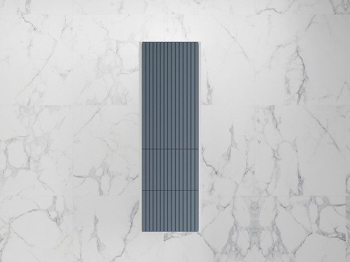 Шкаф пенал Style Line Стокгольм 36 ЛС-00002317 подвесной Графит софт МДФ / ЛДСП