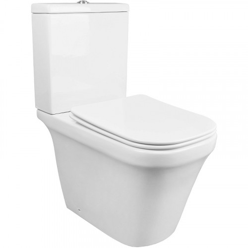 Унитаз компакт Azario Candy AZ-1503B с бачком и сиденьем Микролифт фарфор напольный