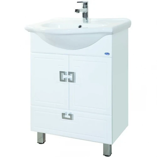 Тумба под раковину Bellezza Mia 60 4637709070018 1 ящик Белая МДФ / ЛДСП