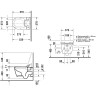 Унитаз Duravit ME by Starck 2529590000 подвесной без сиденья