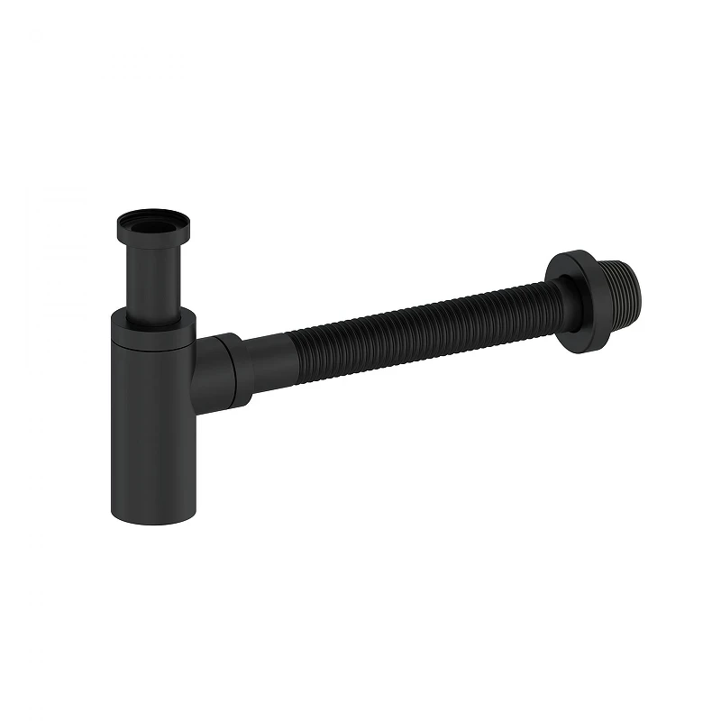 Сифон для раковины Wonzon & Woghand WW-88SS101-MB цвет Черный матовый