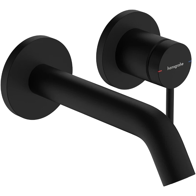 Смеситель для раковины Hansgrohe Tecturis S 73350670 Черный матовый