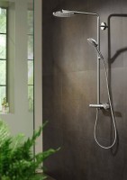 Душевая система Hansgrohe Raindance Select S 27633700 Белая матовая латунь на стену