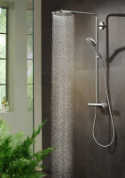 Душевая система Hansgrohe Raindance Select S 27633700 Белая матовая латунь на стену