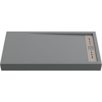 Душевой поддон из искусственного камня Creto Scala 160x90 3-0023 Серый