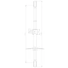 Душевая штанга Lemark LM8066C Хром