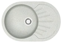 Кухонная мойка Azario Flora 73 CS00079916 цвет Светло-серый