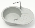 Кухонная мойка Azario Flora 73 CS00079916 цвет Светло-серый