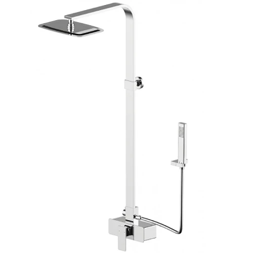 Душевая система Bravat Phillis F956101C-A-ENG Хром латунь на стену