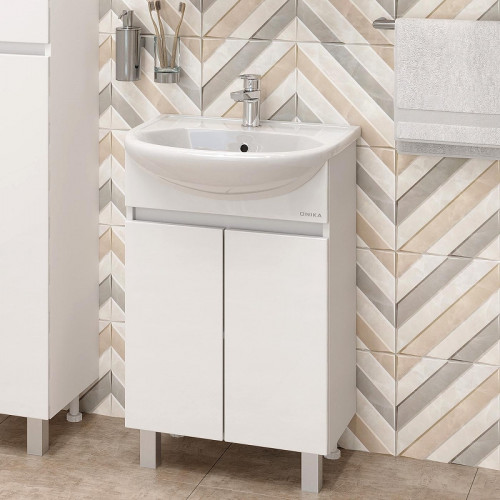 Тумба под раковину Onika Милтон 60 106146 цвет Белый