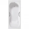 Чугунная ванна Delice Malibu 170x75 DLR230609R с отверстиями под ручки без антискользящего покрытия