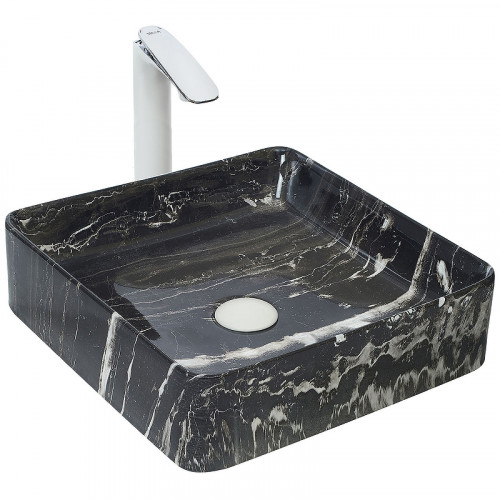 Раковина-чаша WeltWasser Elbach 2179 K512 40 10000004546 Мрамор фаянс накладная