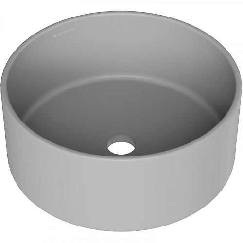 Раковина-чаша Aqueduto Espiral 40 ESP0130 Серая матовая фарфор накладная