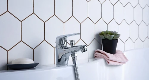 Смеситель на борт ванны Aquanet Pragmatic AF430-61С Хром латунь