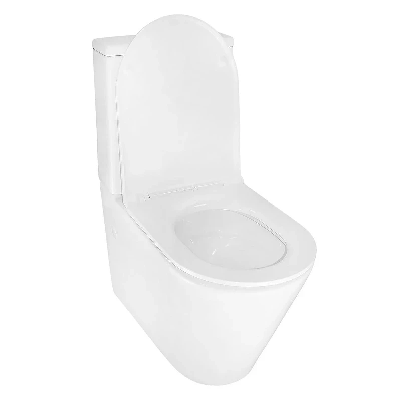 Унитаз компакт Azario Mizen AZ-8300 цвет Белый с бачком и сиденьем Микролифт