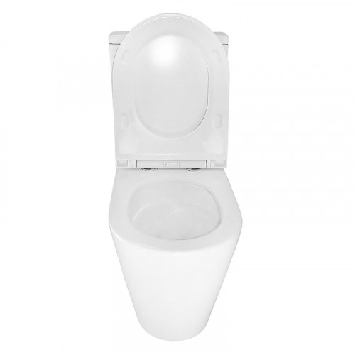 Унитаз компакт Azario Mizen AZ-8300 цвет Белый с бачком и сиденьем Микролифт