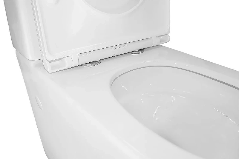 Унитаз компакт Azario Mizen AZ-8300 цвет Белый с бачком и сиденьем Микролифт
