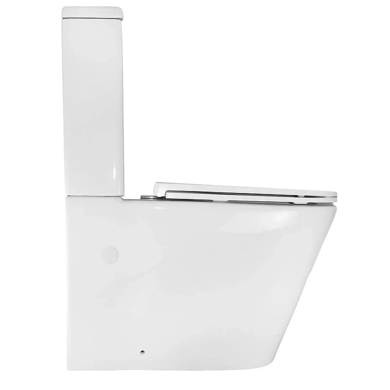 Унитаз компакт Azario Mizen AZ-8300 цвет Белый с бачком и сиденьем Микролифт