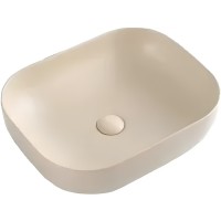 Раковина-чаша BelBagno 50 BB1302-H316 Бежевая матовая фаянс накладная