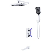 Душевая система BelBagno Due DUE-VDSET-CRM Хром латунь встраиваемый