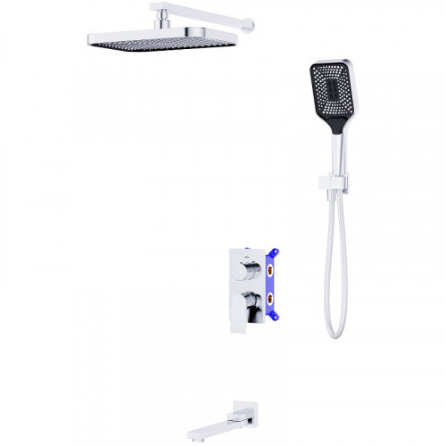 Душевая система BelBagno Due DUE-VDSET-CRM Хром латунь встраиваемый