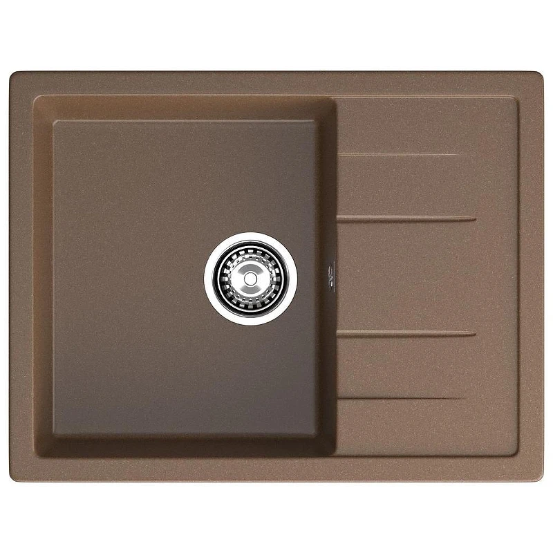 Кухонная мойка GranFest Quadro Q-650L терракот цвет Терракот