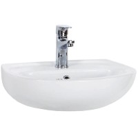 Раковина Creavit Sedef 45 TP145-00CB00E-0000 Белая фарфор подвесная