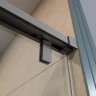 Душевая дверь BelBagno Soft Close-1 110 SOFT_CLOSE-1-BF-1-110-C-GM профиль Оружейная сталь стекло прозрачное