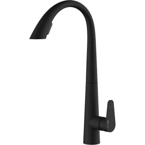 Смеситель для кухни WasserKRAFT A8667 Черный нержавеющая сталь