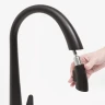 Смеситель для кухни WasserKRAFT A8667 Черный нержавеющая сталь