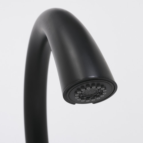 Смеситель для кухни WasserKRAFT A8667 Черный нержавеющая сталь