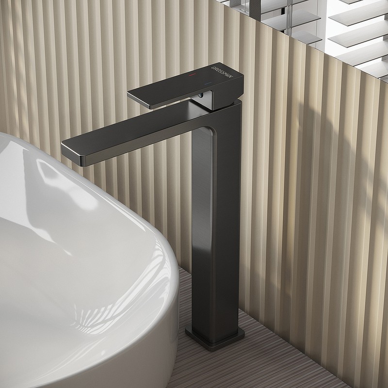 Смеситель для раковины Grossman Style 520.K35.05.420 Графит брашированный