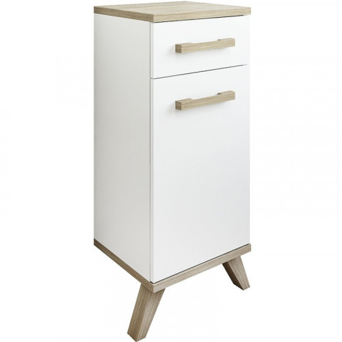 Тумба Sanflor Ингрид 30 С03689 Белая Швейцарский вяз МДФ / ЛДСП