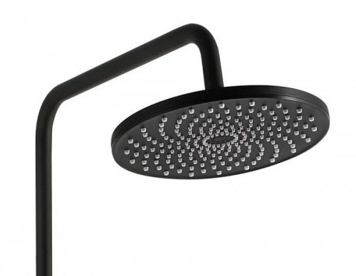 Душевая система beWash BV1MMSS6666 Черная матовая латунь на стену