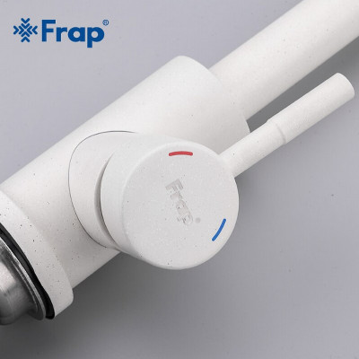 Смеситель для кухни Frap F40899-1 Белый
