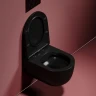 Унитаз Ceramicanova Modena Rimless CN6063MB подвесной Черный матовый с сиденьем Микролифт фарфор подвесной