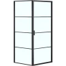 Душевой уголок Azario Richmond 90х90 AZ-NAG1221 900 BLACK профиль Черный стекло прозрачное