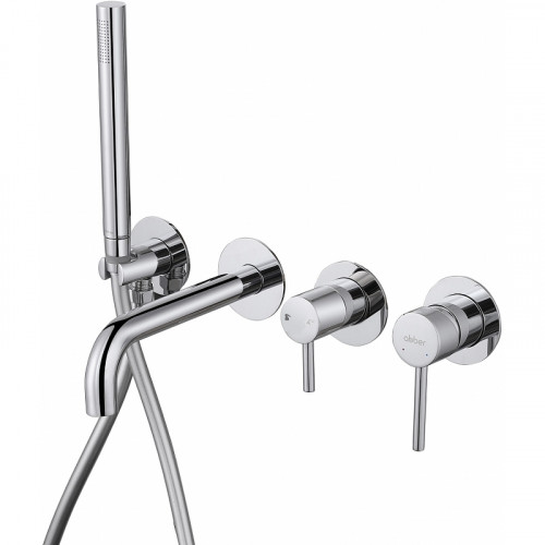 Смеситель для ванны Abber Wasser Kreis AF8130 Хром латунь встраиваемый