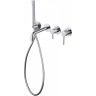 Смеситель для ванны Abber Wasser Kreis AF8130 Хром латунь встраиваемый