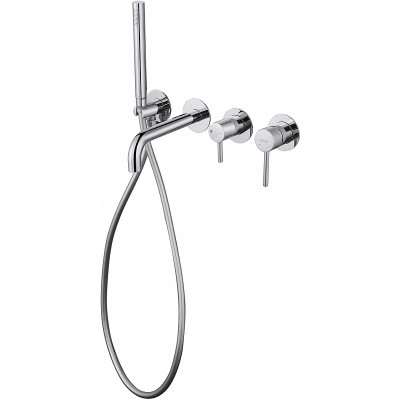 Смеситель для ванны Abber Wasser Kreis AF8130 Хром латунь встраиваемый