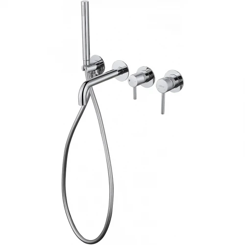 Смеситель для ванны Abber Wasser Kreis AF8130 Хром латунь встраиваемый