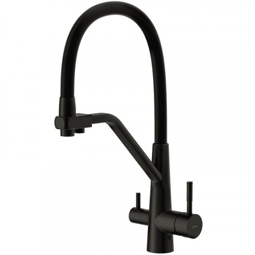 Смеситель для кухни Cersanit Vivo 68218 Черный матовый