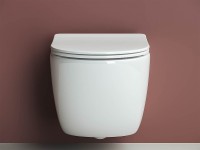 Комплект унитаза Ceramicanova Form CN3009 с инсталляцией Geberit Duofix Sigma UP320 111.300.00.5 с сиденьем Микролифт фарфор подвесной