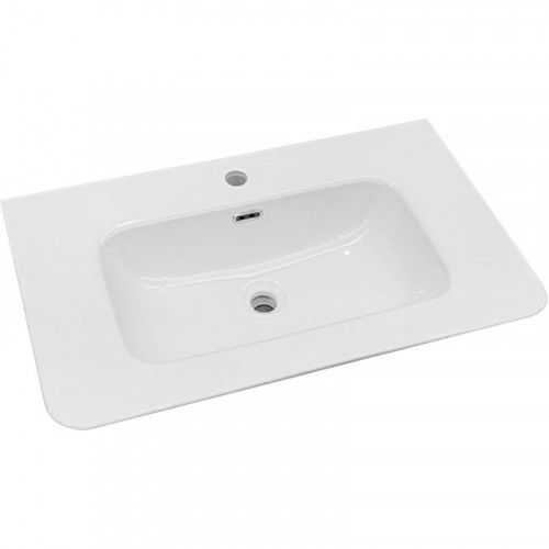 Раковина Royce Calypso 100 RCW-1402100WH Белая фаянс полувстраиваемая