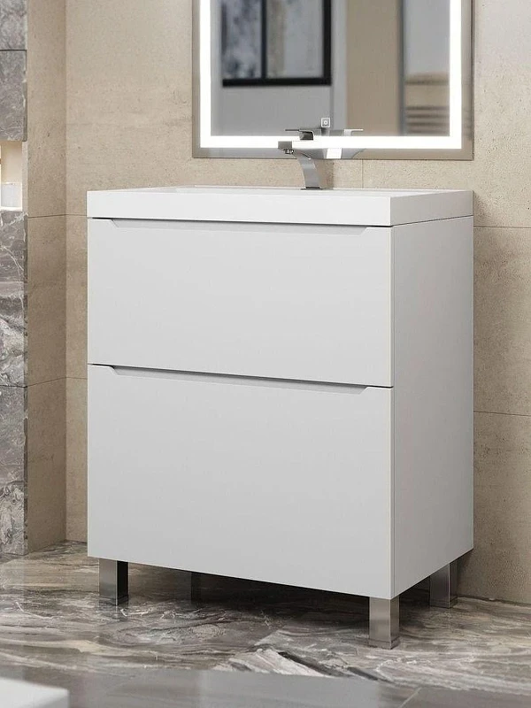 Тумба под раковину Uperwood Tanos 70 291120330 цвет Белый матовый