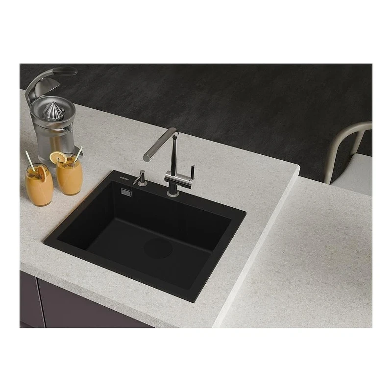 Кухонная мойка Rivelato Zeno 60 ZN-6051 Nero profondo цвет Черный