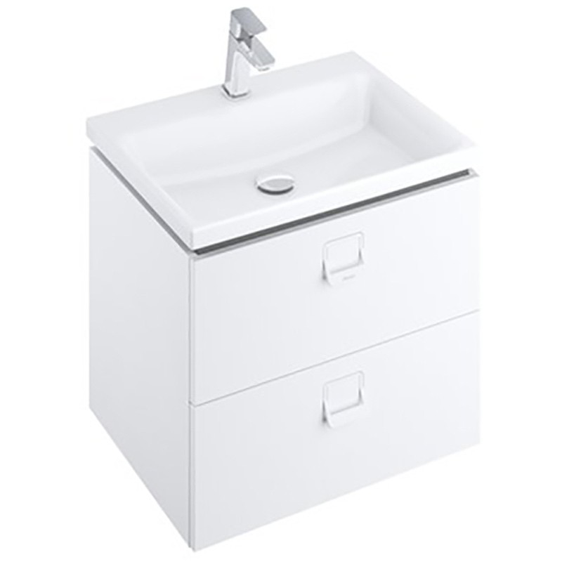 Раковина Ravak Comfort 60 XJX01260001 Белая фаянс полувстраиваемая